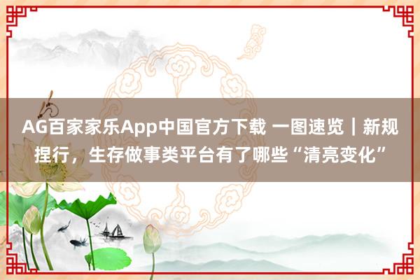 AG百家家乐App中国官方下载 一图速览｜新规捏行，<a href=